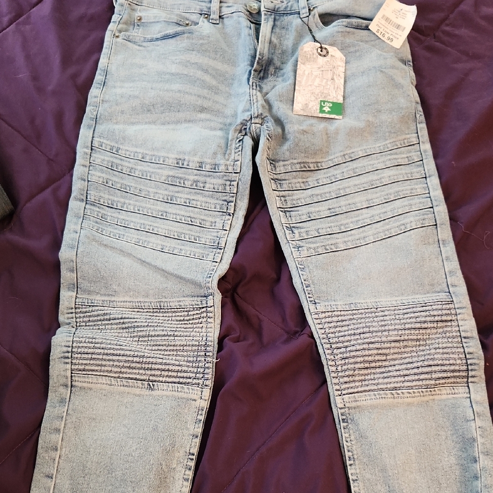 LRG Light Blue Men's Skinny Jeans